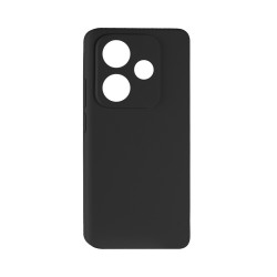 Capa de Silicone com Moldura de Câmera para Xiaomi Redmi Note 17 5G Preto